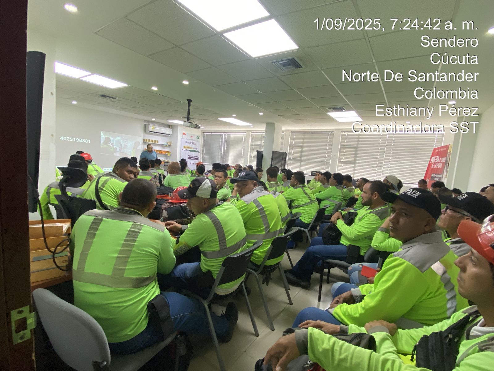 Evidencia de capacitación